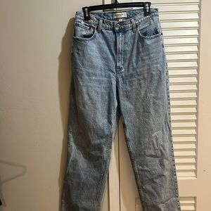 Abercrombie 90s straight ultra high rise curve love